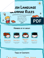 English Language Grammar Rules (GRAMMAR)