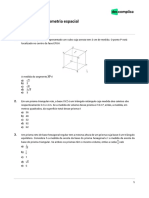 Exercíciosobjetivos-matemática-Exercícios Sobre Geometria Espacial