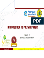 Introduction To Polymerphysic: Che - Untirta.ac - Id