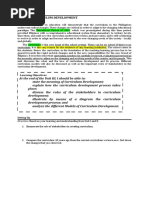 Unit Iii: Curriculum Development: Learning Objectives