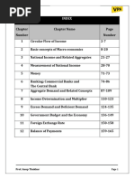 CBSE XII Economics Notes