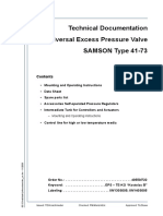 Universal Excess Pressure Valve SAMSON Type 41-73