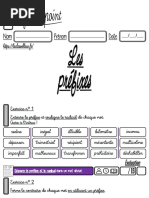 Les Préfixes CM2