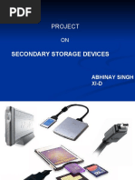 Project: Secondary Storage Devices