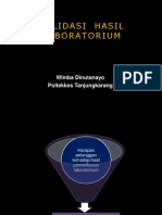 Validasi Hasil Pemeriksaan Lab - Wimba Dinutanayo