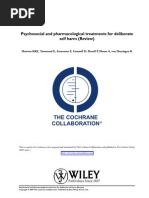 Psychosocial and Pharmacological Treatments For Deliberate Self Harm (Review)