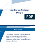 Distillation Column Design: Company Logo