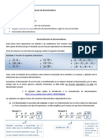 Racionalización de Denominadores - 4to