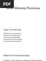 Social Marketing Positioning