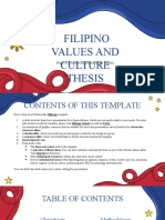 Filipino Values and Culture Thesis by Slidesgo