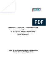 Competency Standard and Assessment Guide of Electrical Installation and Maintenance