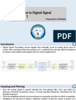 Lecture - 7 Introduction To Digital Signal Processing 1: Prepared By: Asif Mahfuz