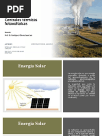 Centrales Termicas Fotovoltaicas