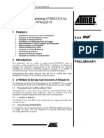 AVR091 Replacing AT90S2313 by ATtiny2313