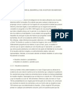 Esquema Básico para El Desarrollo de Un Estudio de Mercado