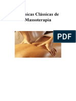 Técnicas Clássicas de Massoterapia Apostila 2018