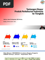 Tantangan Ekspor Produk Perkebunan Ke Tiongkok - Nov 2021 - Atdag