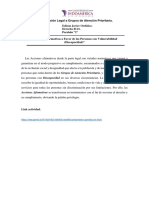 Acciones Afirmativas A Favor de Las Personas Con Vulnerabilidad (Discapacidad)