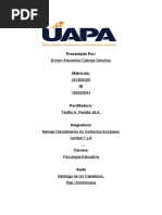 Manejo Disciplinario y Contextos Educativos - Tarea 7 - Evelyn Cabreja