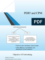 PERT and CPM