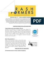 Project Trashformers: Partner International Organizations Young Southeast Asian Leaders Initiative (YSEALI)