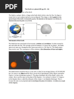 The Earth As A Planet