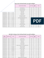 2020 GKS G Embassy Track 2nd Round Result Successful Candidates