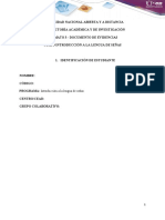 Formato 3 - Documento de Evidencias