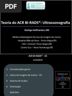 Teoria Do ACR BI-RADS - Ultrassonografia Rodrigo Hoffmeister, MD