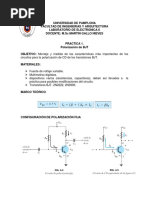 Laboratorio - Polarizacion BJT