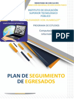 Plan de Seguimiento de Egresados