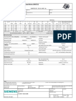 Data Sheet For Three-Phase Squirrel-Cage-Motors SIMOTICS: Motor Type: 1AV2132B Simotics GP - 132 M - Im B3 - 4P