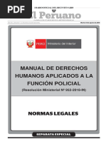 Manual de Derechos Humanos Policia Nacional Legis - Pe