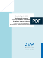 The Economic Impacts of Telecommunications Networks and Broadband Internet: A Survey