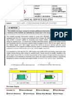 Technical Service Bulletin: 3.5 L Mpi - Cold Engine Start-Up Chatter Notice