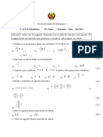 1 ACS de Matemática 10 Classe 2021