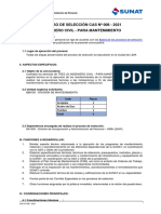 Proceso de Selección Cas #008 - 2021 Ingeniero Civil - para Mantenimiento