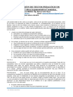 Comprension de Textos de Lectura Critica-Argumentativa