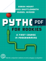 Python For Rookies A First Course in Pro