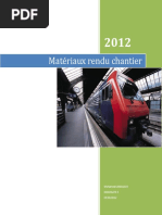 Prix Des Materiaux Rendus Chantier