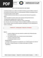 Chap 1 Vocabulaire Et Tableaux de La Statistique