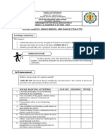 Social Dances, Dance Mixers, and Dance Etiquette: Worksheet in Physical Education 9