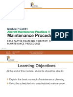 AME 2310 Obj17. Maintenance Procedures