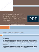 Clase 3 - Rasgos de Personalidad Allport y Cattell