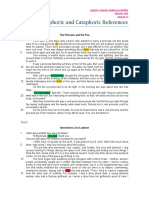 References in Pragmatics Exercise