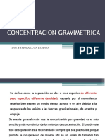 Concentracion Gravimetrica