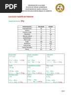 Ejercicio Etiquetado Nutricional