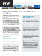 Valuing-Resilience PV Grid