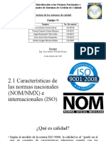 2.1 Características de Las Normas Nacionales e Internacionales