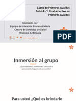 Módulo 1 de Primeros Auxilios - Centro de Servicios de Salud - SENA